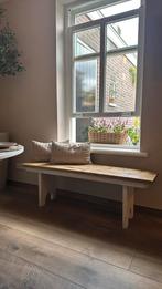 Landelijk houten bankje/sidetable, Gebruikt, 100 tot 150 cm, Verzenden, Landelijk
