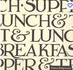Emma Bridgewater, servetten laatste Toast & Marmelade black, Ophalen of Verzenden, Zo goed als nieuw, Overige stijlen, Kop(pen) en/of Schotel(s)
