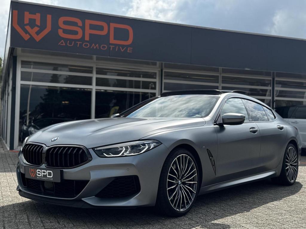 BMW 8-serie Gran Coupé M850i xDrive M-Sport|530PK|H&K|Pano|, Auto's, BMW, Bedrijf, Te koop, 8-Serie Gran Coupé, 360° camera, 4x4