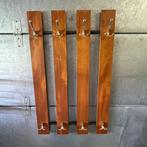 OPRUIMING Wandkapstok teak aluminium jaren 50 60 vintage, Wandkapstok, Gebruikt, Metalen frame, 100 tot 150 cm