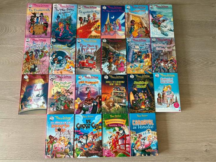 Thea Stilton collectie van Thea Sisters deel 1 t/m 22 IZSG, Boeken, Kinderboeken | Jeugd | onder 10 jaar, Gelezen, Fictie algemeen