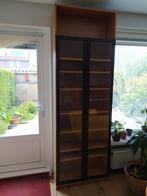 Boekenkast Ikea Billy 80 cm breed met opzet stuk en deuren., Huis en Inrichting, 50 tot 100 cm, Met deur(en), 25 tot 50 cm, Gebruikt