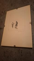 Rob Thole - Fietsers, 1982, Antiek en Kunst, Kunst | Etsen en Gravures, Ophalen