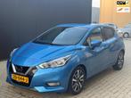 Nissan Micra 1.0 IG-T N-Connecta Dealer onderhouden 1e eig a, Auto's, Nissan, Voorwielaandrijving, 101 pk, Euro 6, Blauw