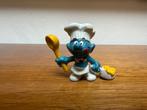 Kok Smurf met pollepel en pan, Verzamelen, Smurfen, Ophalen of Verzenden, Gebruikt, Overige Smurfen, Poppetje, Figuurtje of Knuffel