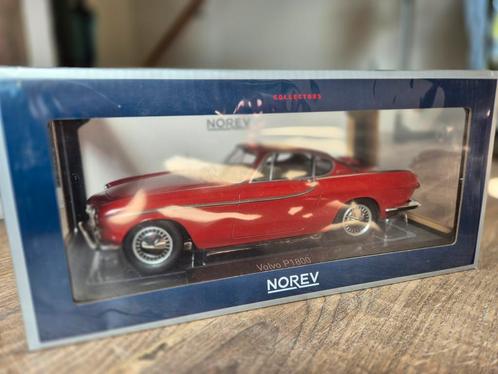Volvo P1800 1:18 rood Norev, Hobby en Vrije tijd, Modelauto's | 1:18, Nieuw, Auto, Norev, Ophalen of Verzenden