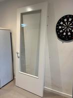 Svedex opdekdeur gelakt met glas, Ophalen, Kunststof, 80 tot 100 cm, Binnendeur