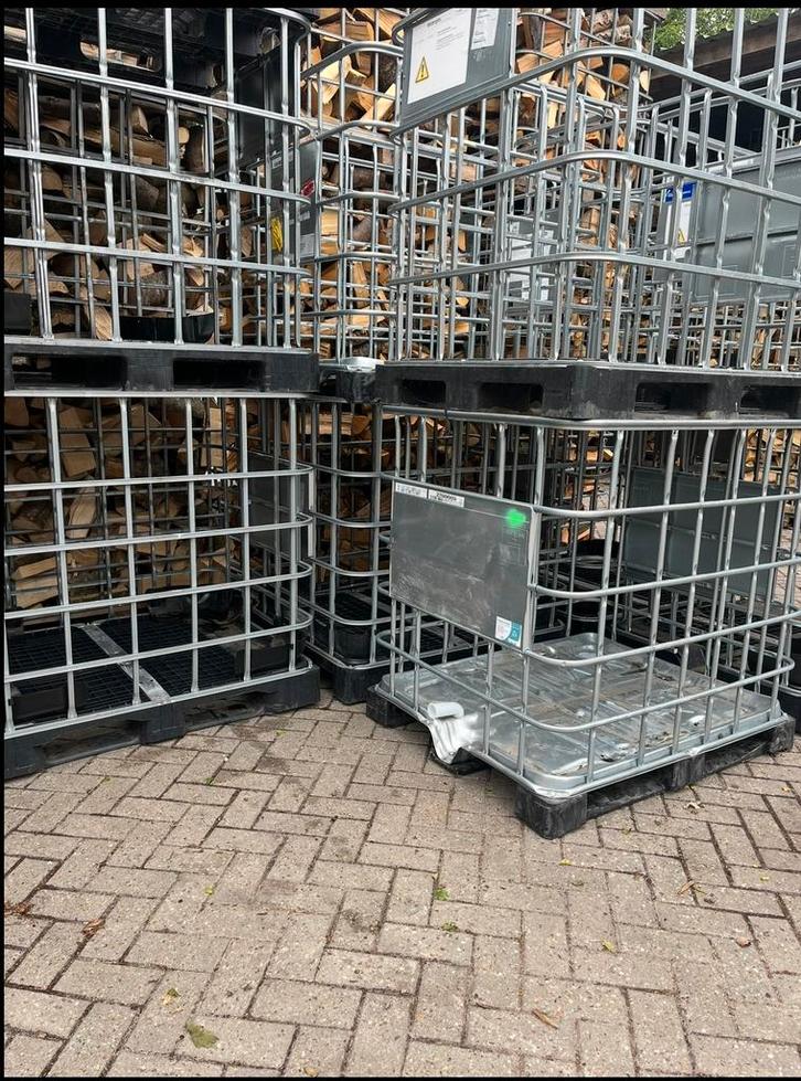 IBC kratten/kooien/kisten kunststof bodem, Doe-het-zelf en Verbouw, Kratten en Dozen, Zo goed als nieuw, Krat, 100 cm of meer