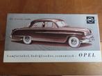 Folder Opel Olympia, Opel Rekord, Opel Kapitan ca 1958, Opel, Zo goed als nieuw, Opel, Ophalen of Verzenden