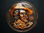 Koperen wandbord Rubens Petrus Paulus Rubens Antwerpen, Antiek en Kunst, Antiek | Koper en Brons, Ophalen of Verzenden
