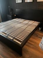 IKEA MALM 180 x 200 cm incl lattenbodems, Huis en Inrichting, Slaapkamer | Bedden, 180 cm, Gebruikt, Wit, Hout