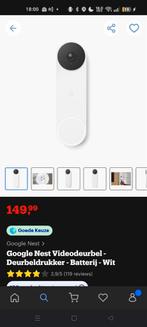 Google Nest Videodeurbel - Nieuw in verpakking, Ophalen of Verzenden, Bewegingsdetectiesensor, Nieuw, Draadloos