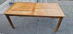 mooie teakhouten tuintafel, Ophalen, Gebruikt, Rechthoekig, Teakhout