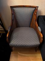 Giorgetti stijl fauteuil, Ophalen, Zo goed als nieuw, Hout, 50 tot 75 cm