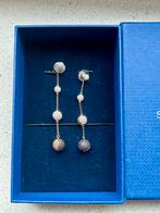 Swarovski lollipop oorbellen, Ophalen of Verzenden, Zo goed als nieuw, Zilver, Overige materialen