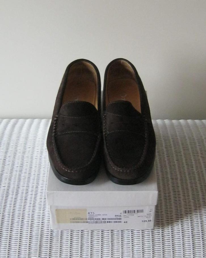 Prachtige NIEUWE bruine nubuck Moccasins van Donelli, mt. 42, Kleding | Dames, Schoenen, Nieuw, Instappers, Bruin, Ophalen of Verzenden