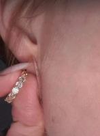 Swarovski look oorbellen strass bling goud, Sieraden, Tassen en Uiterlijk, Oorbellen, Ophalen of Verzenden, Nieuw, Goud, Overige materialen