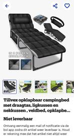 Inklapbaar camping bed, Tuin en Terras, Ligbedden, Ophalen of Verzenden, Nieuw, Aluminium, Inklapbaar
