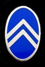 Citroën pin- ovaal blauw-zilverkleur emaile, Verzamelen, Speldjes, Pins en Buttons, Nieuw, Transport, Speldje of Pin, Verzenden