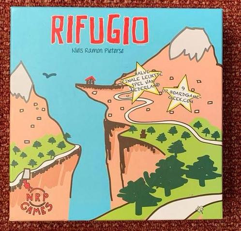 Rifugio strategisch spel van Niels Ramon Pieterse NRP Games, Hobby en Vrije tijd, Gezelschapsspellen | Bordspellen, Zo goed als nieuw