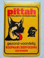 Sticker Pittah volledig hondenvoer Koopmans Leeuwarden, Ophalen of Verzenden, Nieuw, Merk