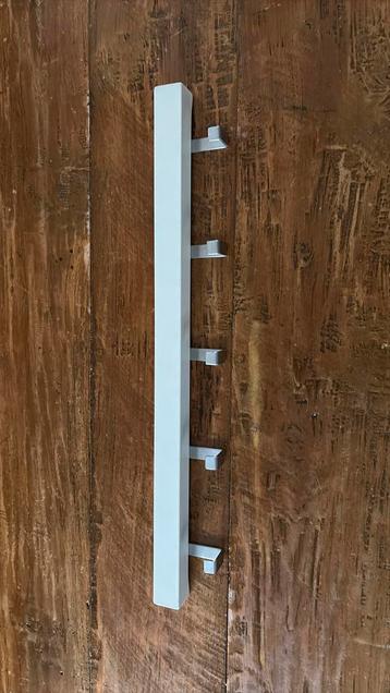 Kapstok hout 60 cm wit 5 vijf haken beschikbaar voor biedingen