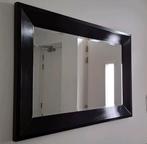 Grote spiegel (118x80) met houten lijst, Ophalen, Gebruikt, Rechthoekig, Minder dan 100 cm