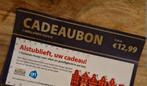Cadeaubon postcode loterij kersthuisje gratis, Eén persoon, Cadeaubon