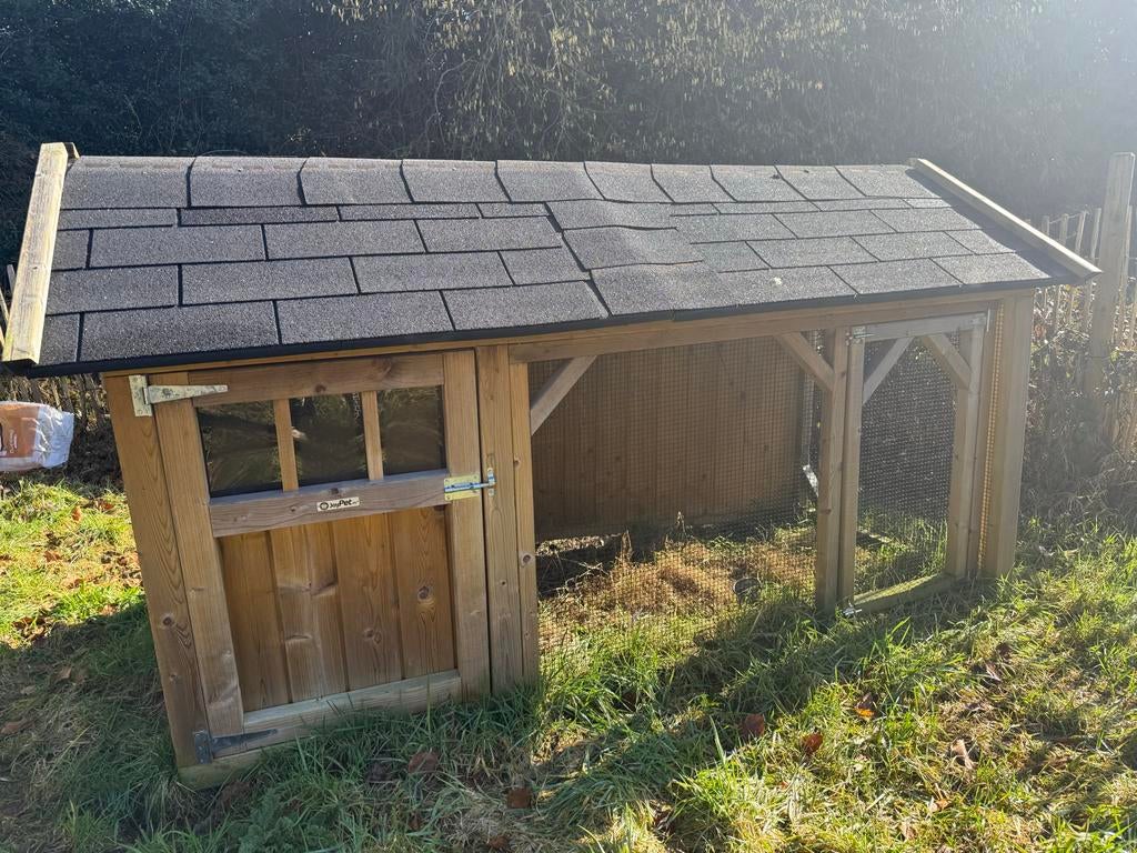 Kippenhok nauwelijks gebruikt!, Ophalen of Verzenden, Zo goed als nieuw, Hout, Overige typen