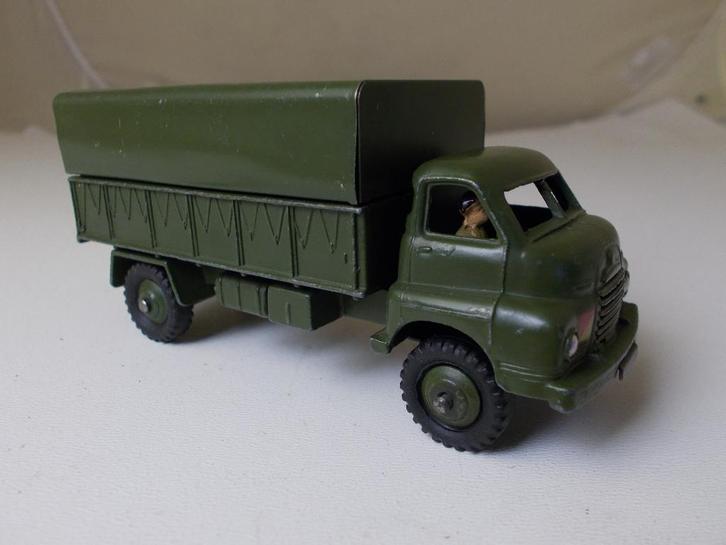 1955 Dinky Toys 621.  3 TON ARMY WAGON + HUIF + DRIVER (-N-), Hobby en Vrije tijd, Modelauto's | 1:43, Zo goed als nieuw, Bus of Vrachtwagen