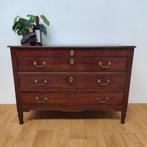 Antieke Mahoniehouten ladekast, commode ladekastje, Huis en Inrichting, Kasten | Ladekasten, Valkenswaard, Gebruikt, Info@flashbackfurniture.nl