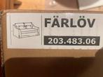 203.483.06 FÄRLÖV 2-zit farlov ikea hoes donker grijs nieuw, Huis en Inrichting, 75 tot 100 cm, Ophalen of Verzenden, Minder dan 150 cm