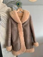 Vintage Afghaanse lammy coat S M bohemian winterjas, Kleding | Dames, Maat 38/40 (M), -, Beige, _