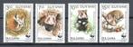 WWF set postzegels van de Veldhamster (Europese hamster), Ophalen of Verzenden, Postfris, Dier of Natuur