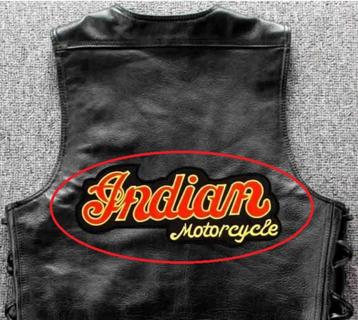 Indian Motorcycle XL biker strijk patch - 275 x 110 mm beschikbaar voor biedingen