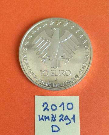 D 10 Euro 175 Jaar Eisenbahn KM#249D 16,65 Gram Netto Zilver beschikbaar voor biedingen