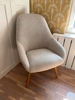 Fauteuil met houten poten, Huis en Inrichting, Fauteuils, Ophalen, Minder dan 75 cm, Hout, 50 tot 75 cm