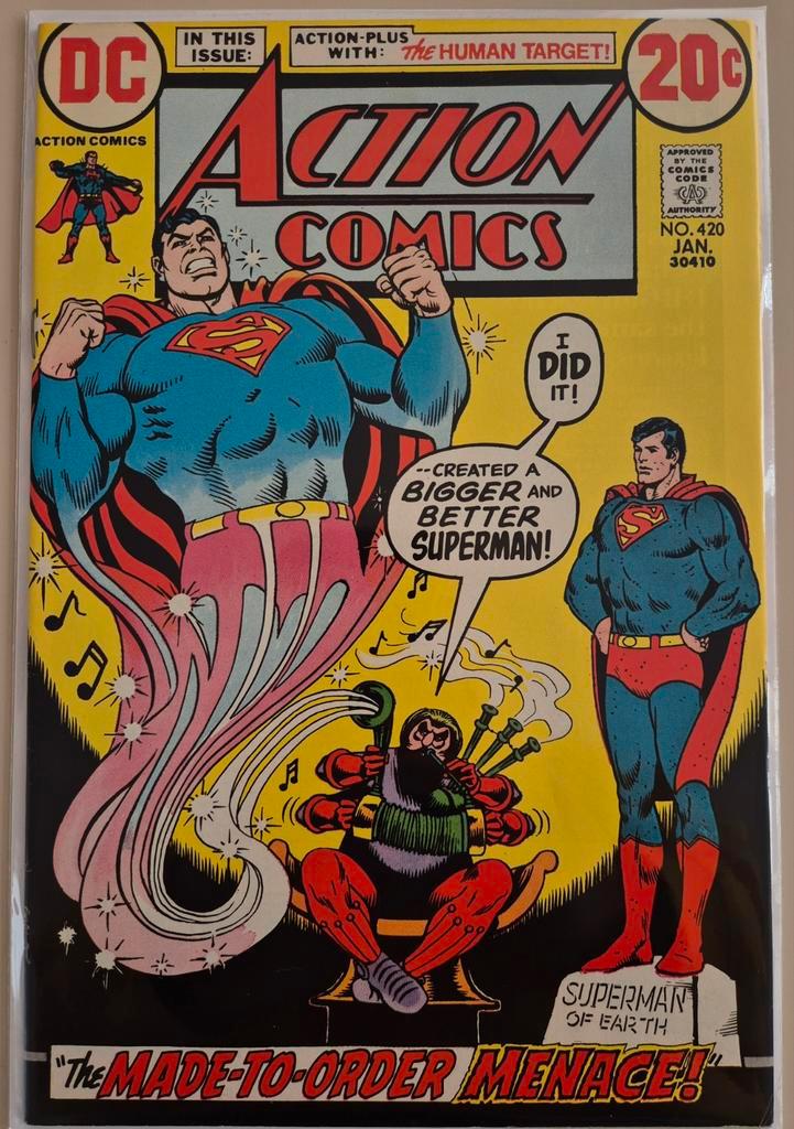 Action Comics #420 (1973), Boeken, Strips | Comics, Zo goed als nieuw, Eén comic, Amerika, Ophalen of Verzenden