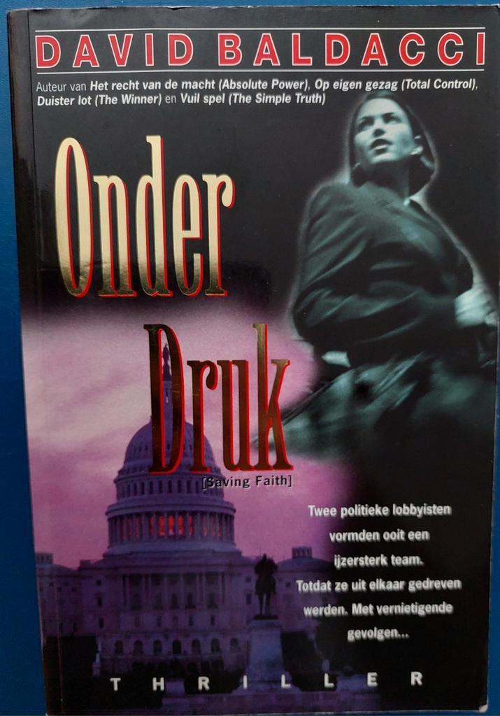 David Baldacci-Onderdruk, Boeken, Thrillers, Gelezen, Ophalen