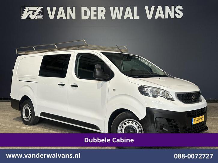 Peugeot Expert 2.0 BlueHDI 123pk L3H1 Dubbele Cabine Euro6 A, Auto's, Bestelauto's, Bedrijf, Te koop, ABS, Airbags, Airconditioning