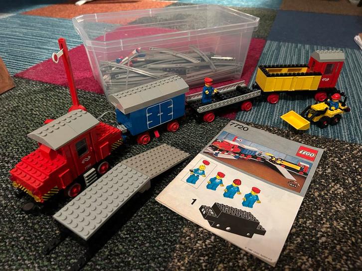 LEGO 7720 4.5V/12V Diesel Goederentrein Set, Kinderen en Baby's, Speelgoed | Duplo en Lego, Gebruikt, Lego, Complete set, Ophalen of Verzenden