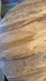Nieuw eettafel mangohout, Ophalen, Stoer, Rond, 50 tot 100 cm