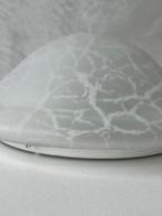 Vintage plafondlamp Mushroom retro design plafonniere 1980s, Gebruikt, Vintage, Ophalen of Verzenden, Glas