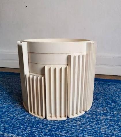 Cassina Marema by Gianfranco Frattini bijzettafels set van 4, Huis en Inrichting, Tafels | Sidetables, Gebruikt, 25 tot 50 cm