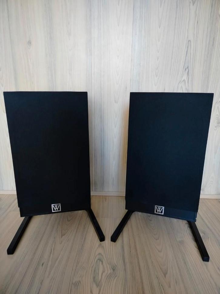 Wharfedale 505.2 Bookshelf Speakers, Audio, Tv en Foto, Luidsprekers, Gebruikt, Front, Rear of Stereo speakers, 60 tot 120 watt