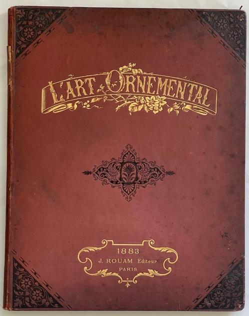 L’Art Ornemental, 1883, Boeken, Kunst en Cultuur | Beeldend, Gelezen, Grafische vormgeving, Ophalen of Verzenden
