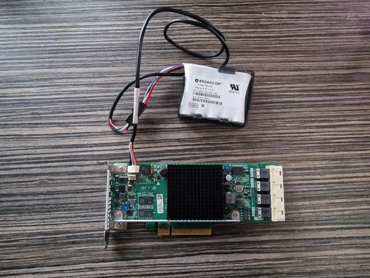 Huawei Avago 3516-16i (02312crf / cn21rlcac) raind-controlle, Computers en Software, NAS, Gebruikt, Ophalen of Verzenden