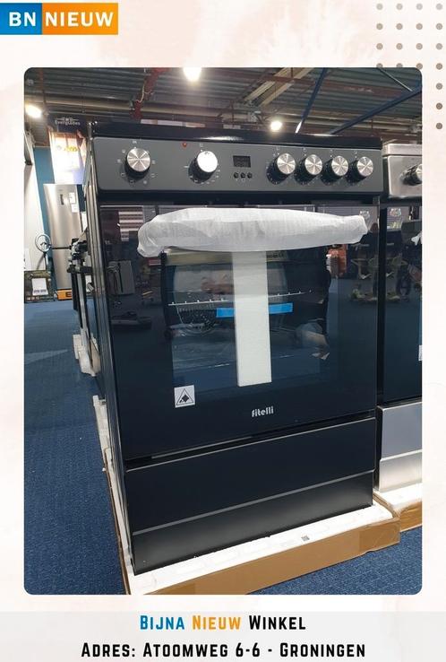Induction Fornuis Fitelli 60 cm 2Jaar GARANTIE - NIEUW, Huis en Inrichting, Keuken | Keukenbenodigdheden, Nieuw, Ophalen of Verzenden