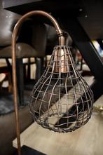 Leuke hippe draadlamp tafellamp metaal koper SALE!, Huis en Inrichting, Lampen | Tafellampen, Ophalen of Verzenden, Zo goed als nieuw