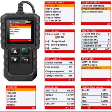 Obd2 scanner motorische foutmelding uitlezen diagnose elm327 beschikbaar voor biedingen